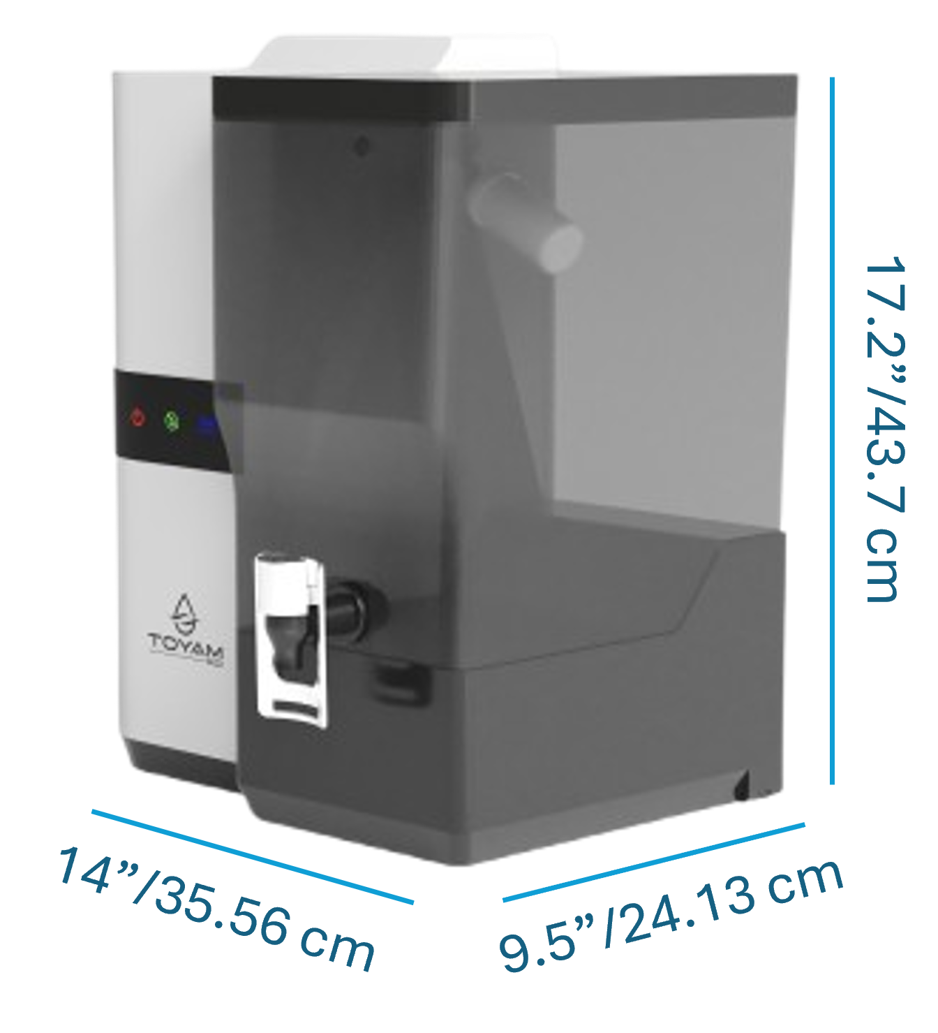 Toyam RO: 4-Stage Countertop RO with Auto self-Refill